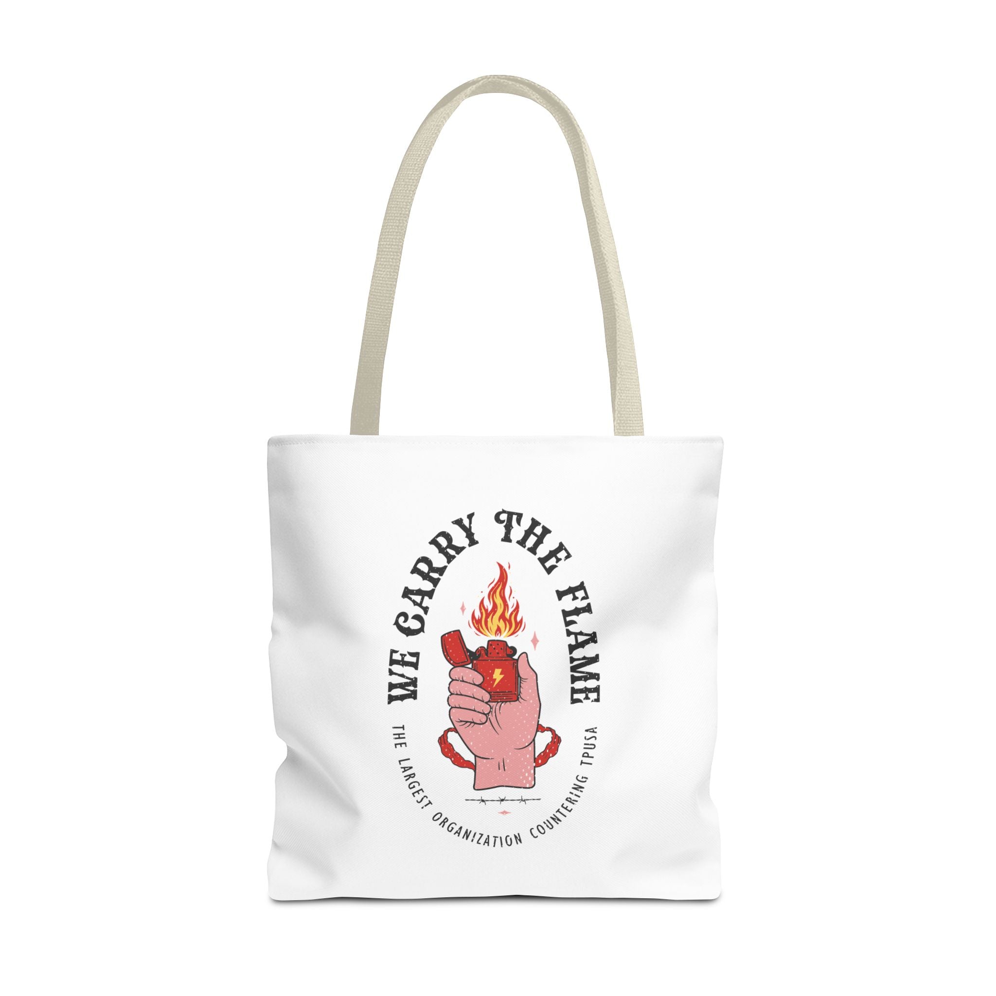 'We Carry The Flame' Tote Bag