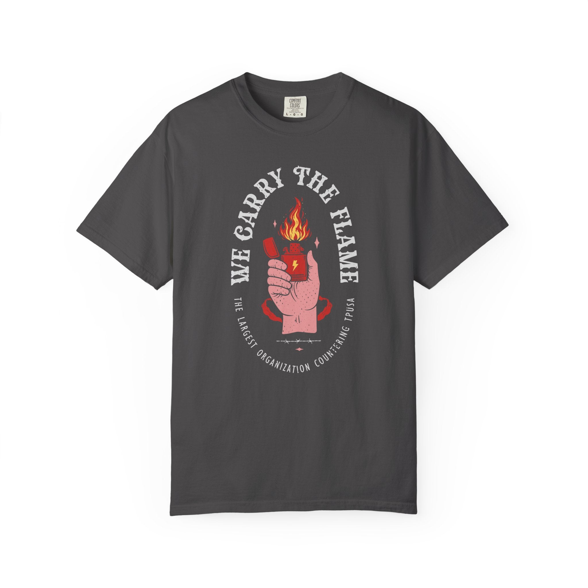 'We Carry the Flame' (Heavyweight Tee)