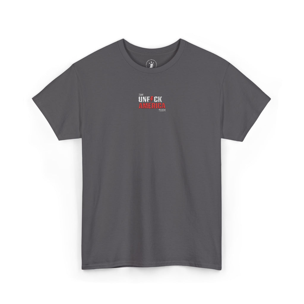 'Unf*ck America' (Embroided Minimalist Tee)