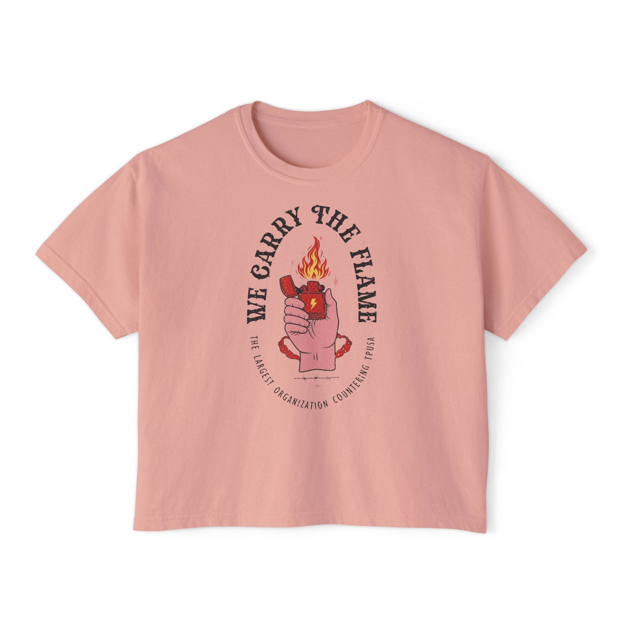 'We Carry the Flame' (Women's Boxy Tee)
