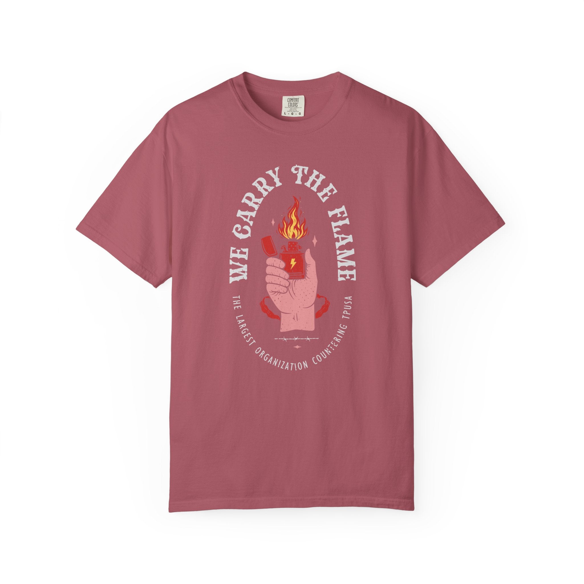 'We Carry the Flame' (Heavyweight Tee)