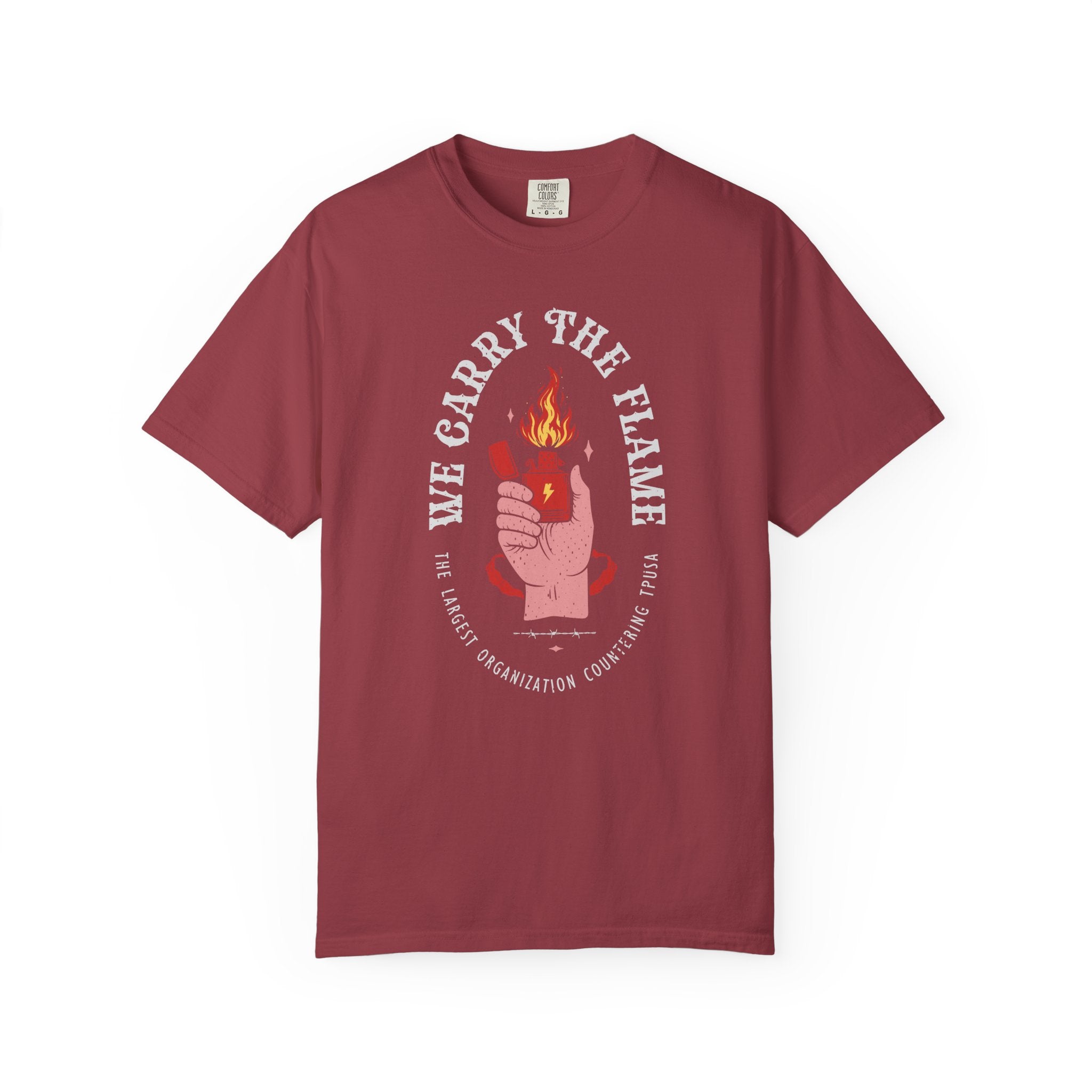 'We Carry the Flame' (Heavyweight Tee)