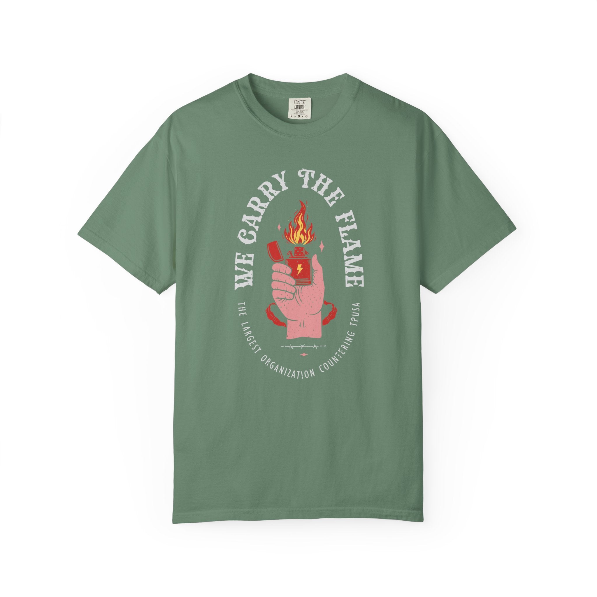 'We Carry the Flame' (Heavyweight Tee)