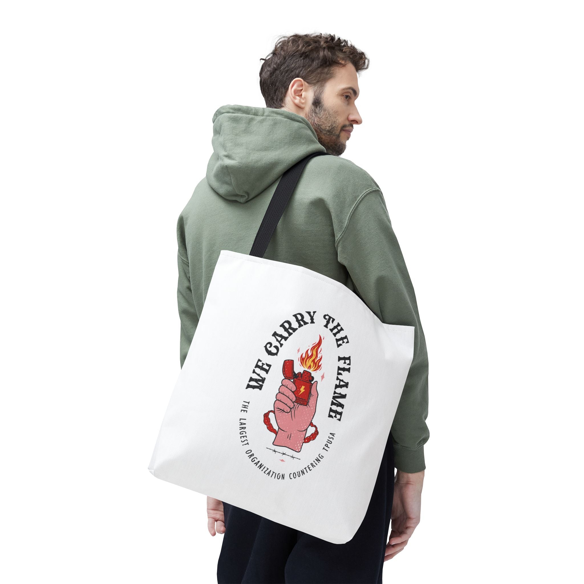 'We Carry The Flame' Tote Bag