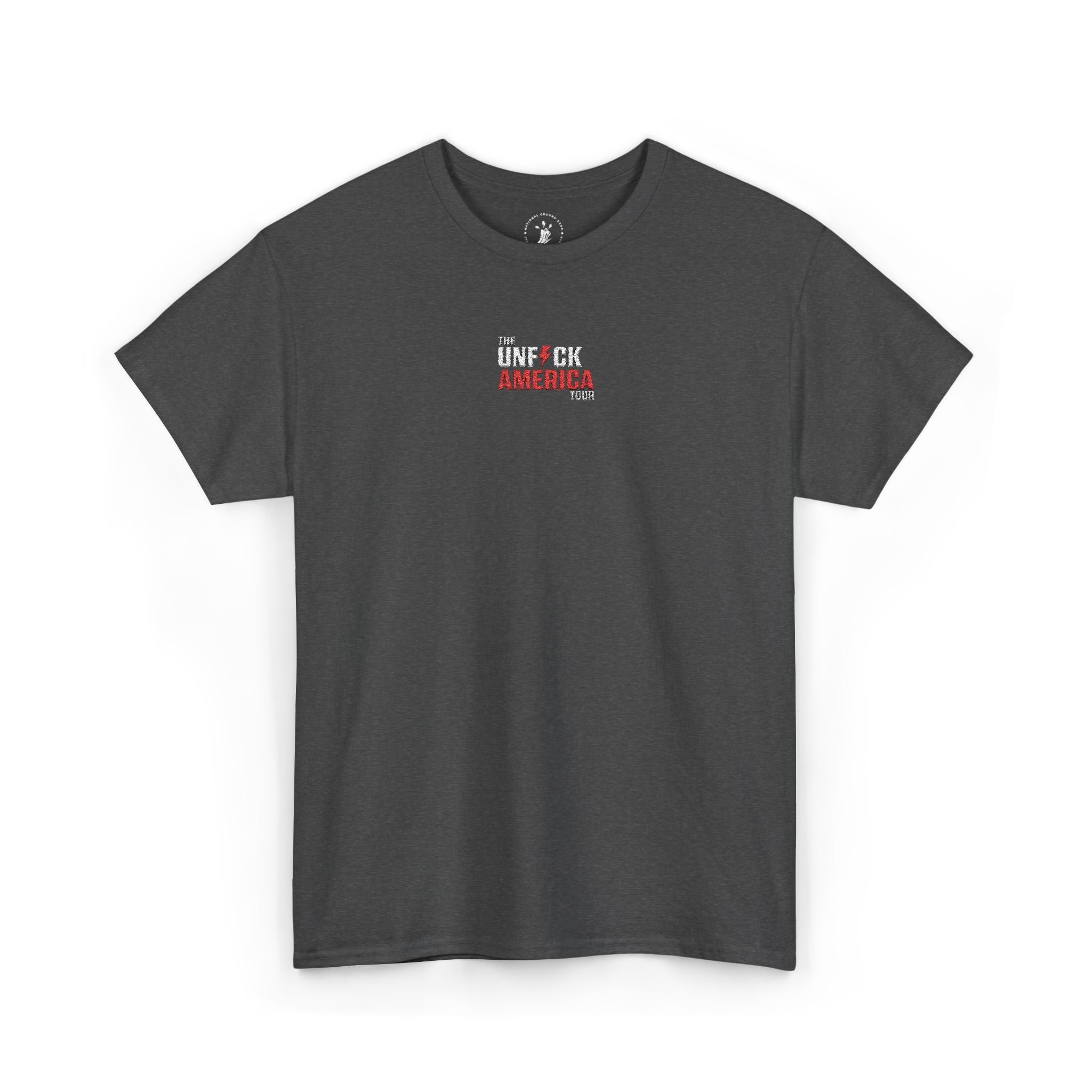 'Unf*ck America' (Embroided Minimalist Tee)
