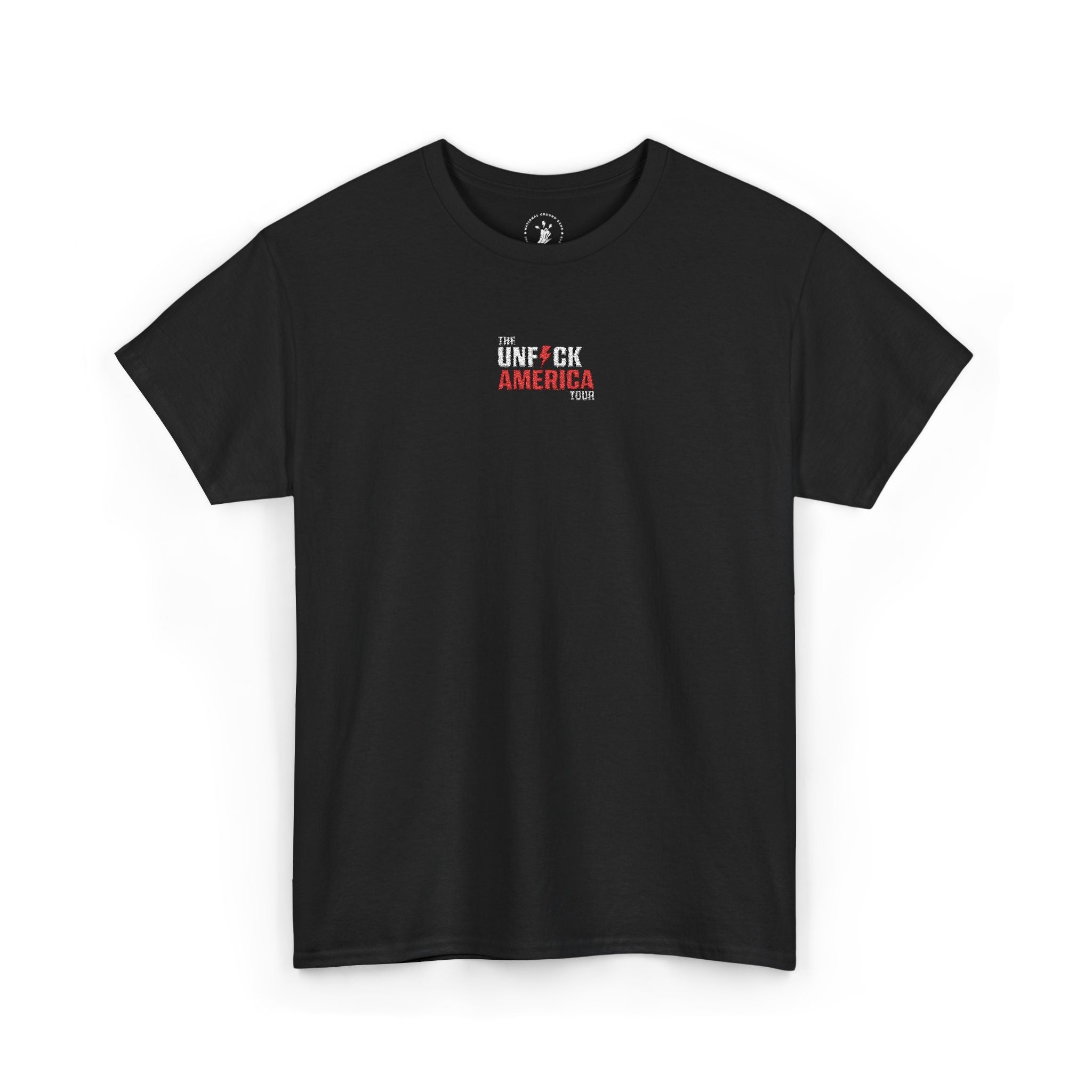'Unf*ck America' (Embroided Minimalist Tee)