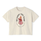 'We Carry the Flame' (Women's Boxy Tee)