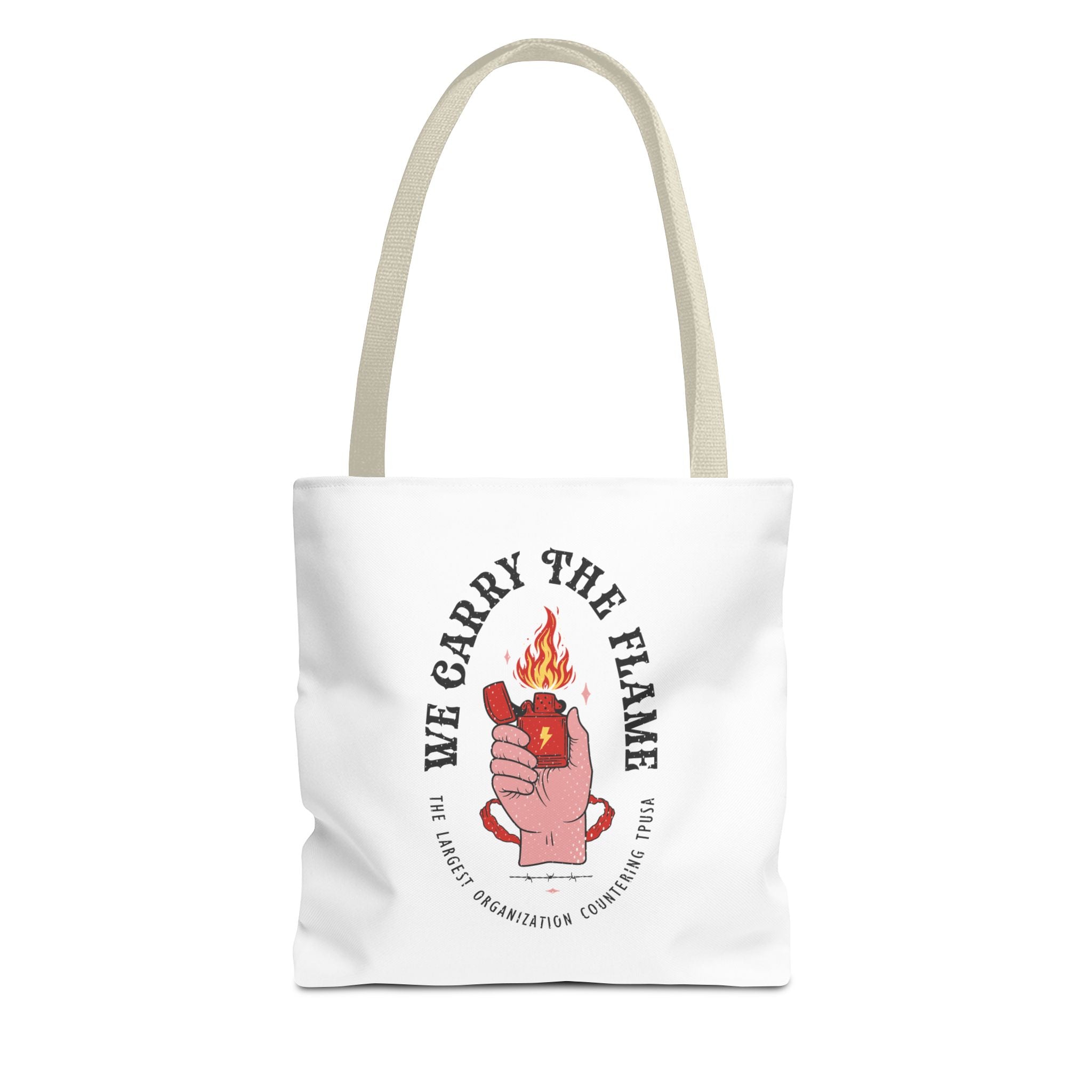 'We Carry The Flame' Tote Bag