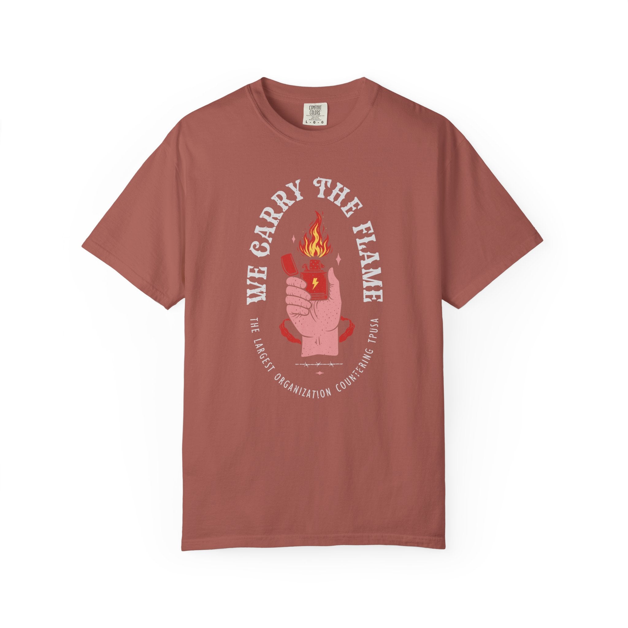 'We Carry the Flame' (Heavyweight Tee)
