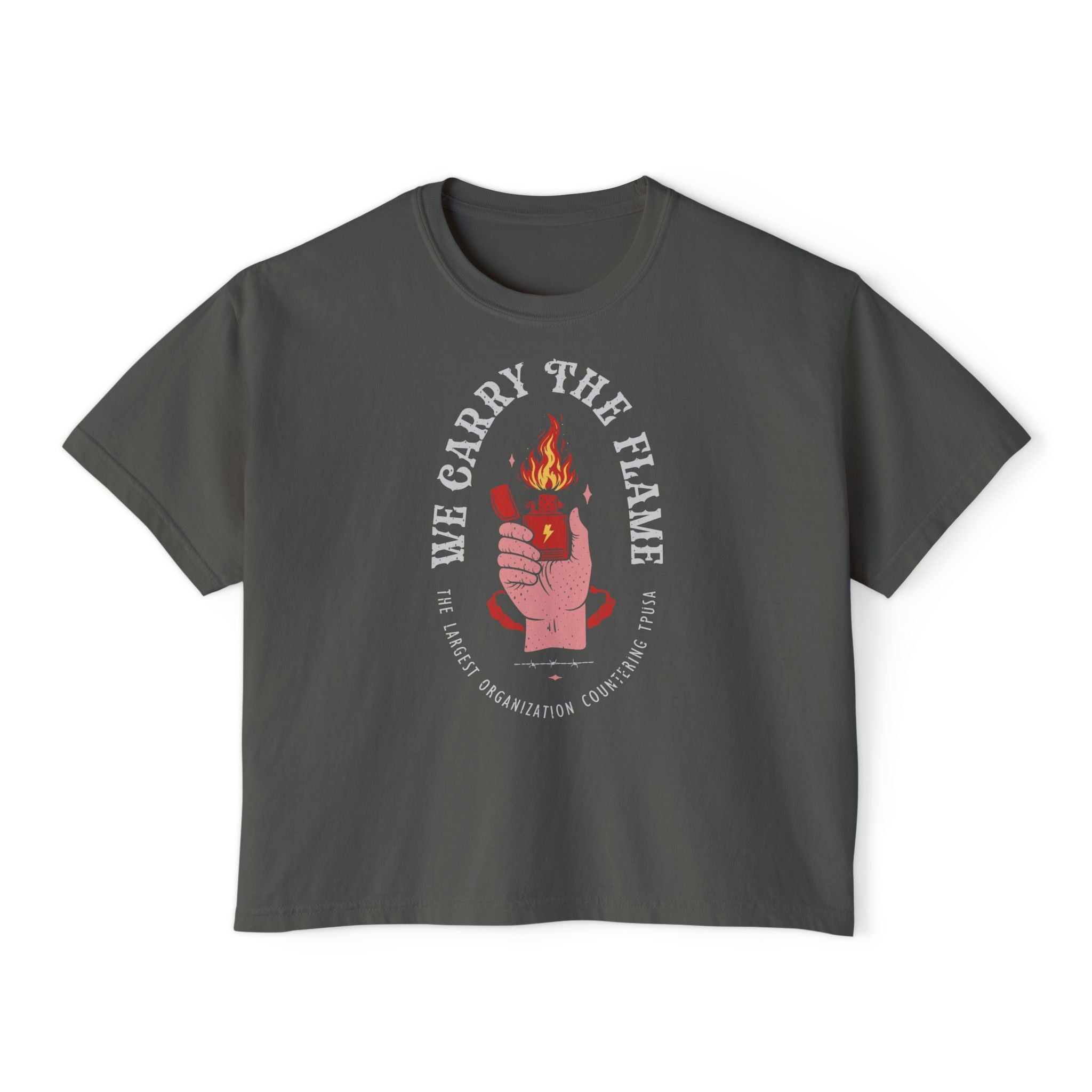 'We Carry the Flame' (Women's Boxy Tee)