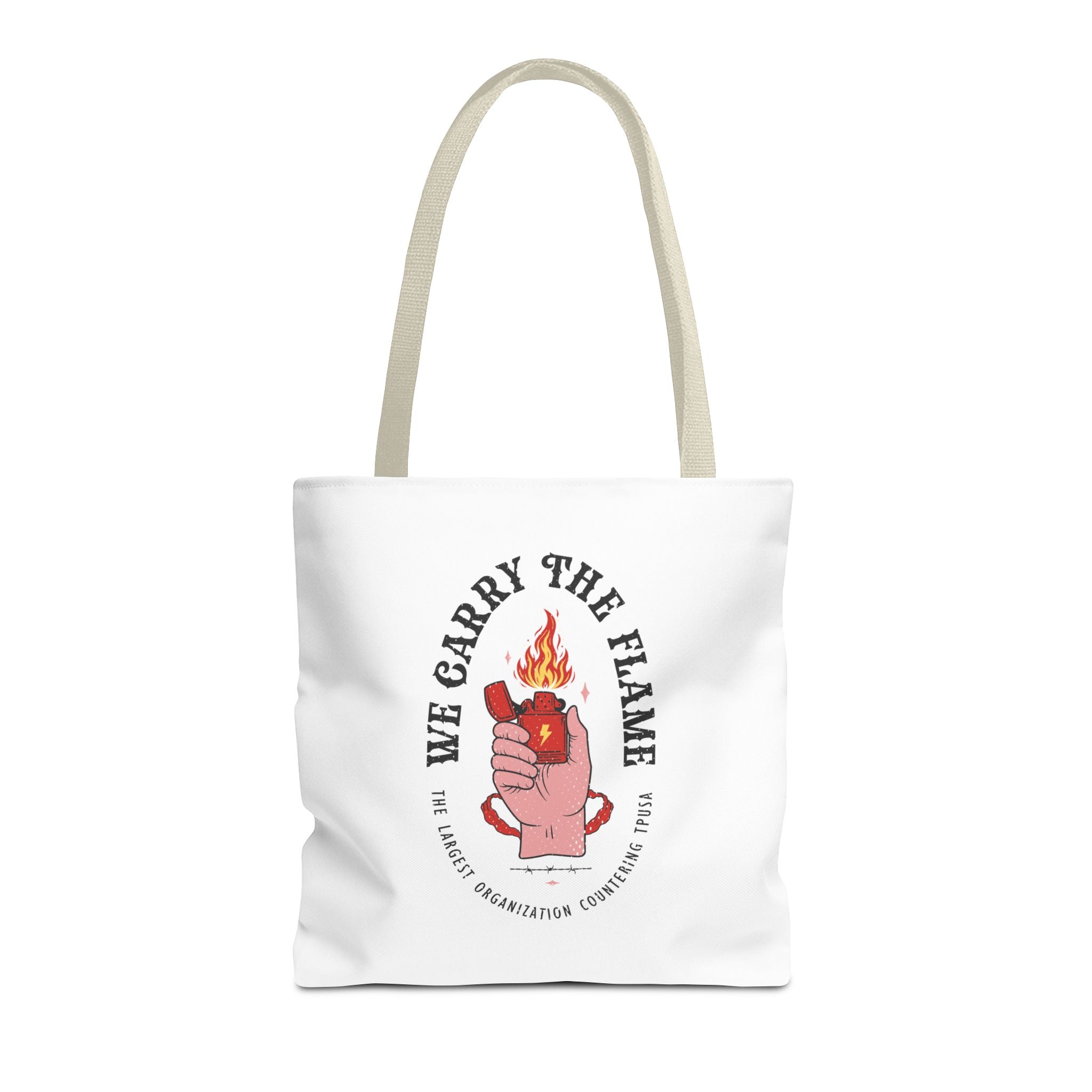 'We Carry The Flame' Tote Bag