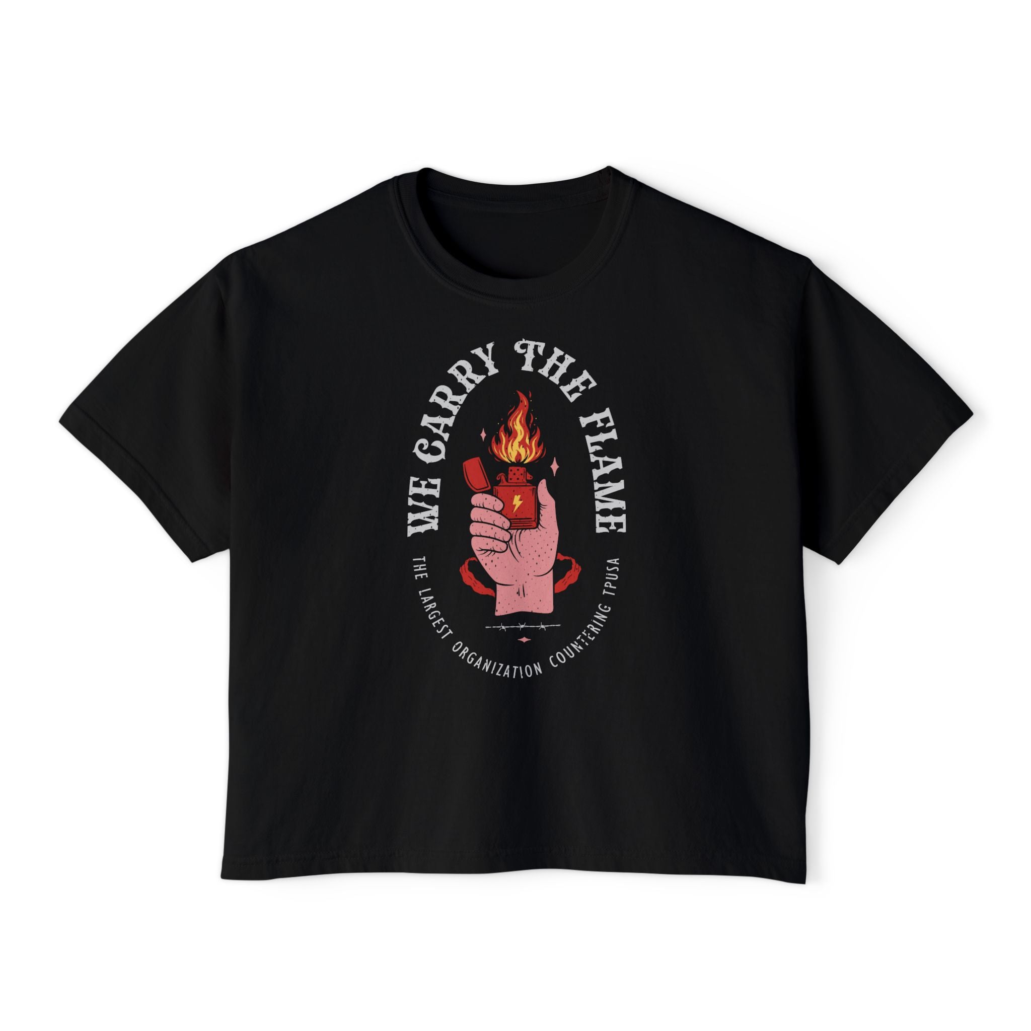 'We Carry the Flame' (Women's Boxy Tee)