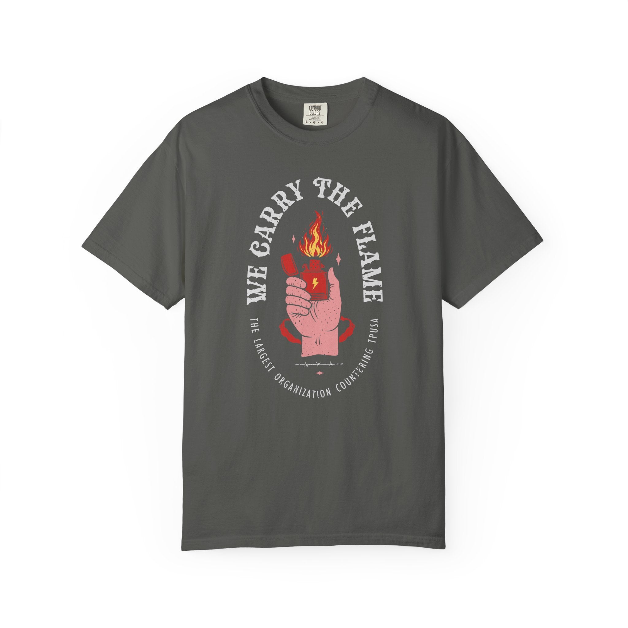 'We Carry the Flame' (Heavyweight Tee)