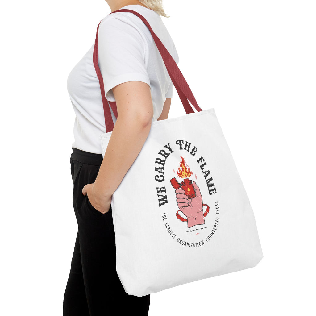 'We Carry The Flame' Tote Bag