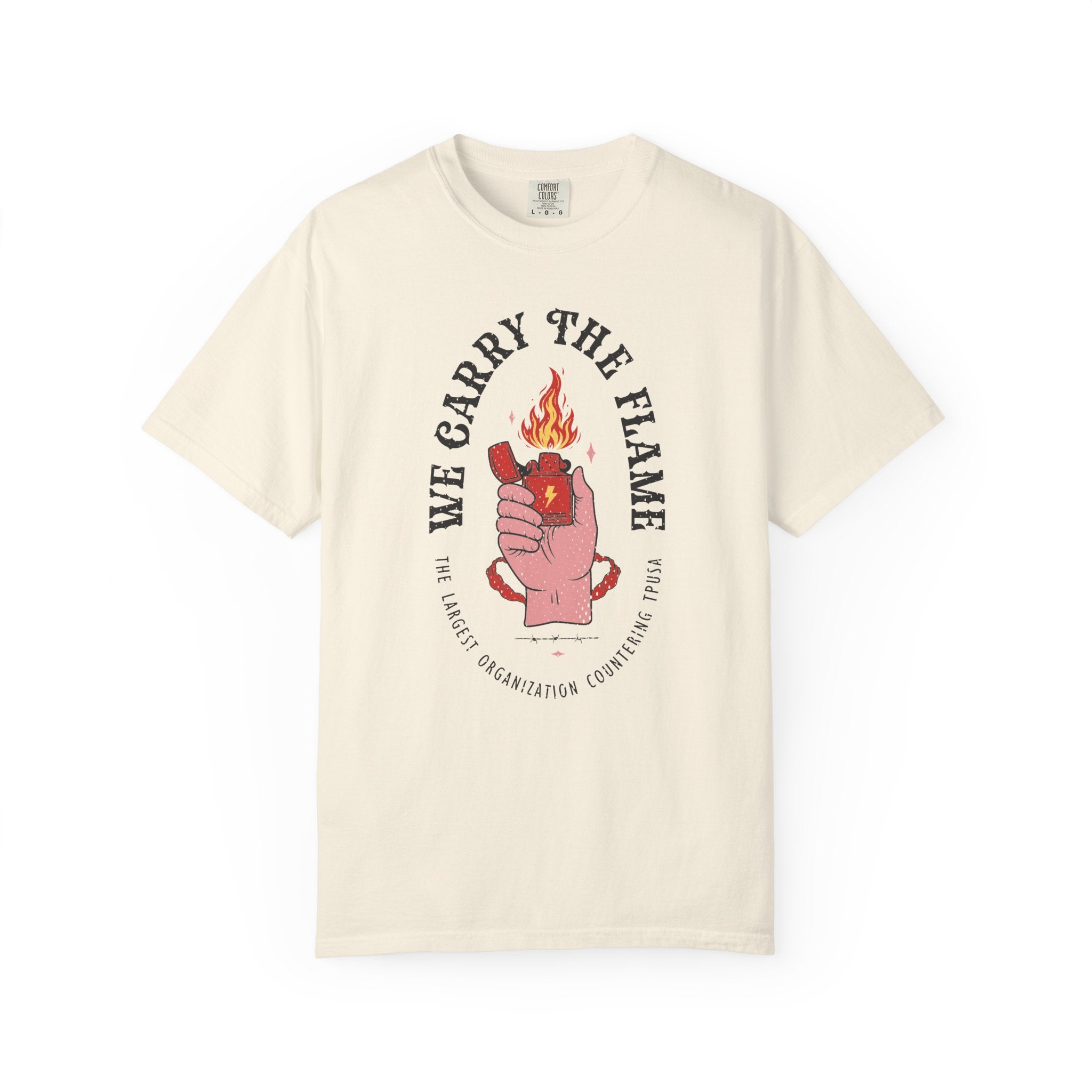 'We Carry the Flame' (Heavyweight Tee)