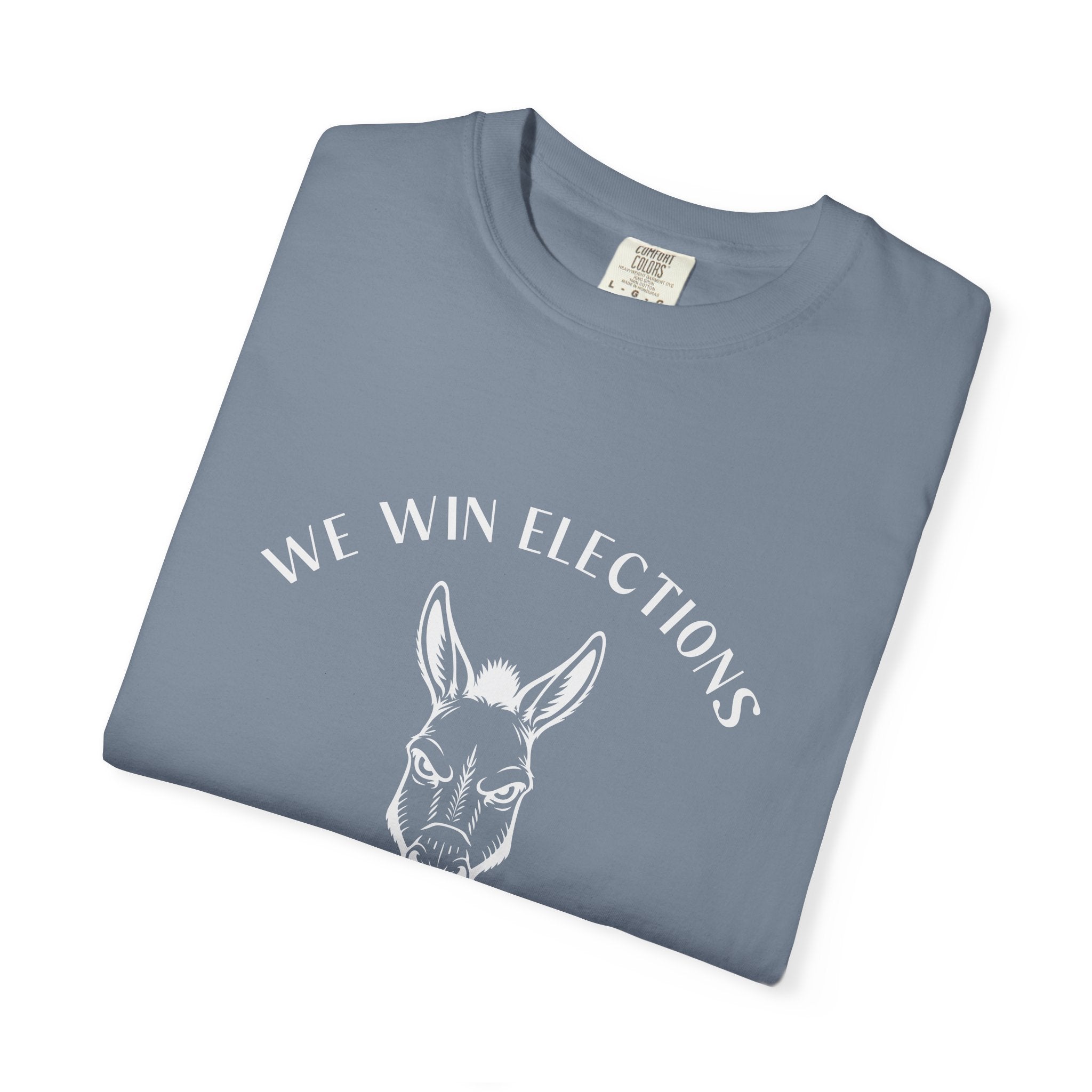 'We Win Elections' (Heavyweight T-Shirt)