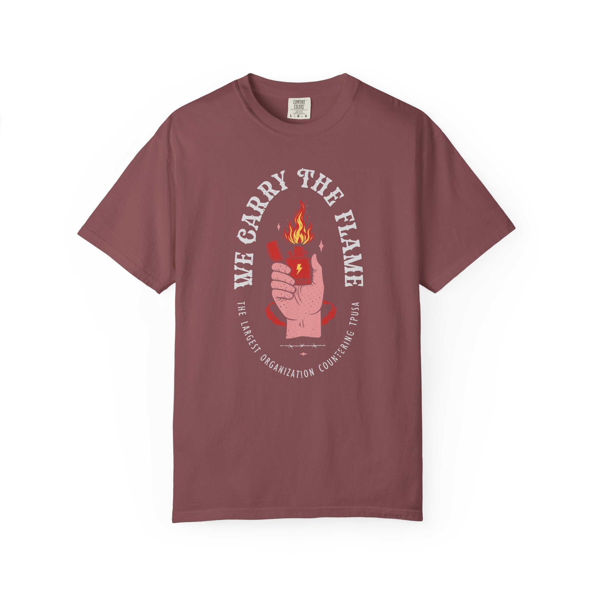 'We Carry the Flame' (Heavyweight Tee)