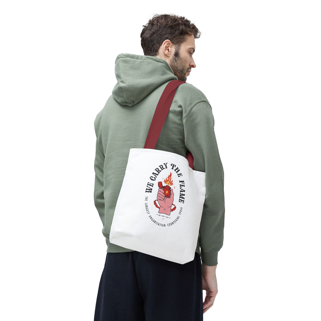 'We Carry The Flame' Tote Bag
