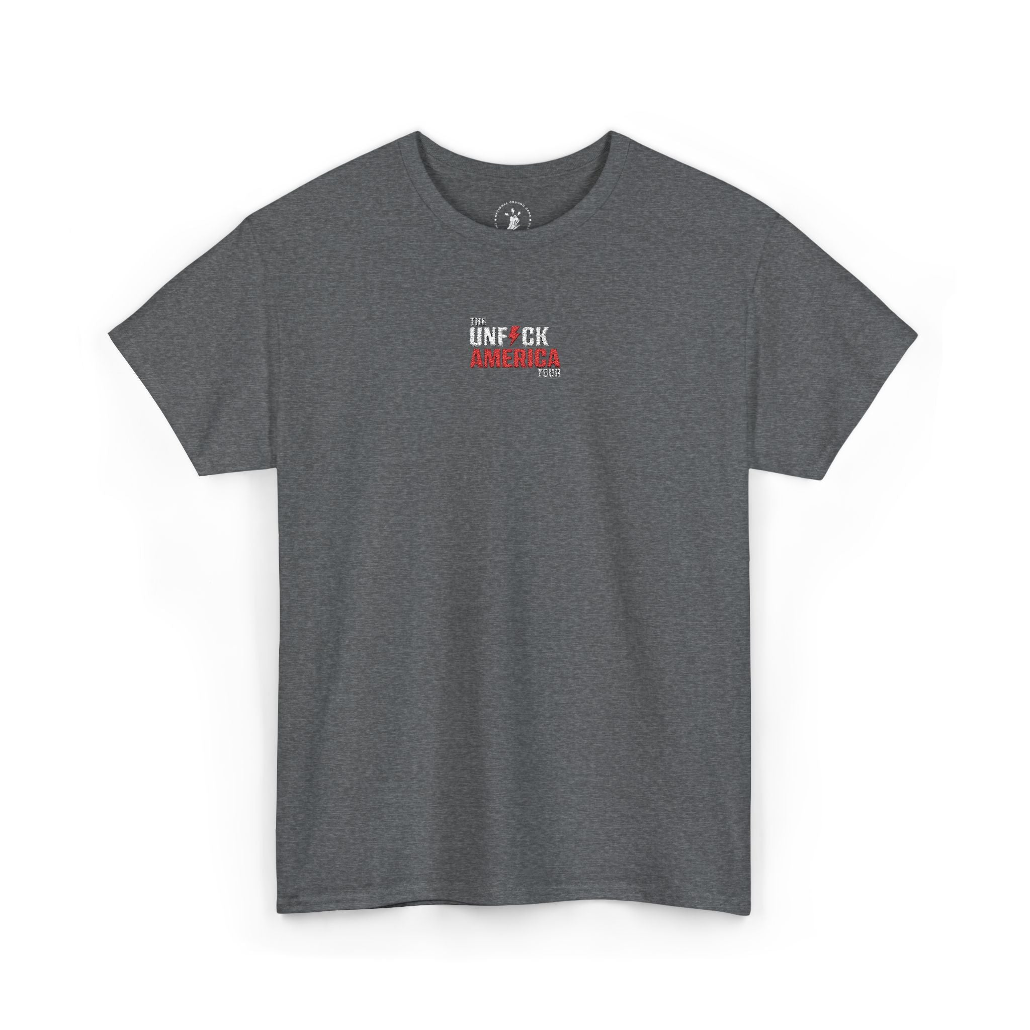 'Unf*ck America' (Embroided Minimalist Tee)