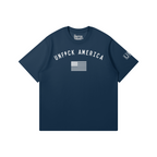 UFA Arch Logo Heavyweight Tee, Navy