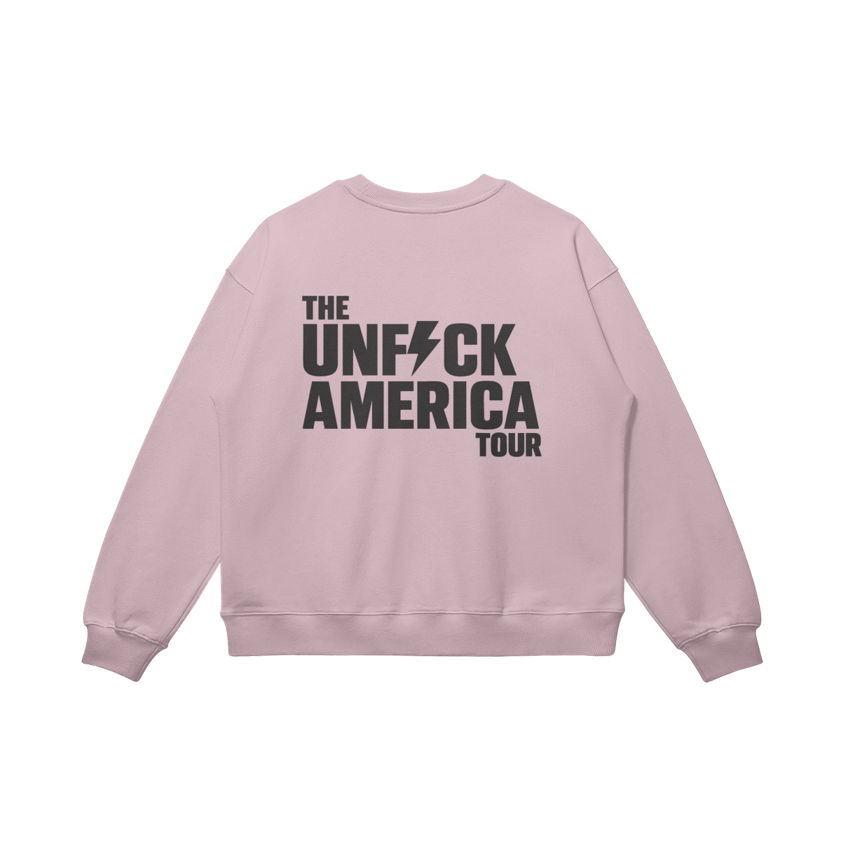 UFA 'Pray for the Right' Oversized Sweatshirt, Lavender