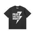 UFA Pray for the right Tee, Black
