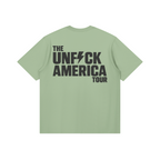 UFA Pray for the right Tee, Soft Green