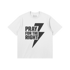 UFA Pray for the right Tee, White