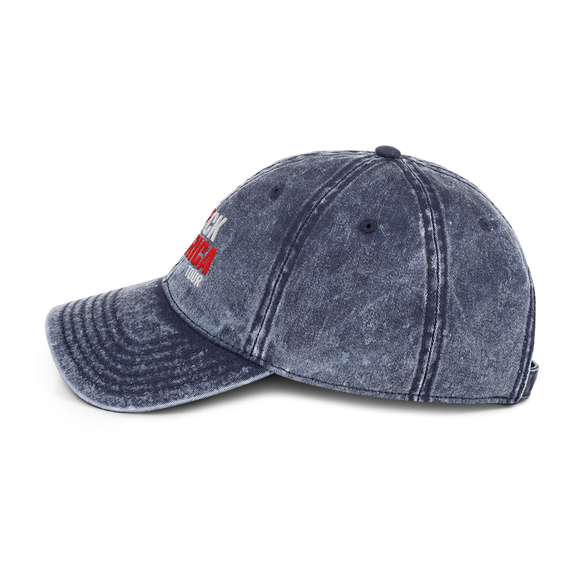 UFA Vintage Wash Dad Hat, Blue Jean