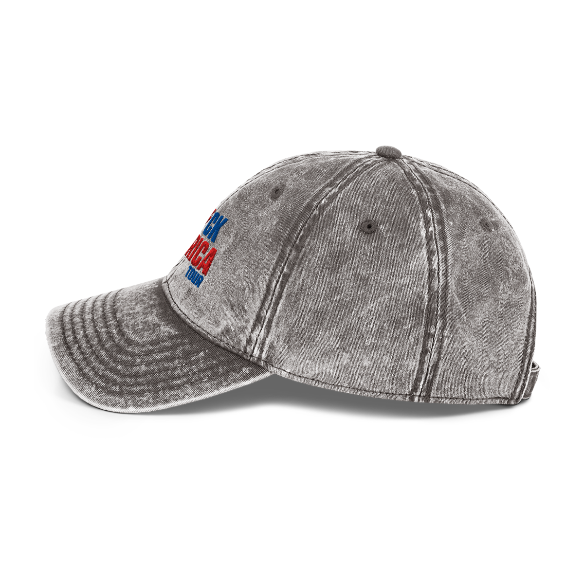 UFA Vintage Wash Dad Hat, Light Gray